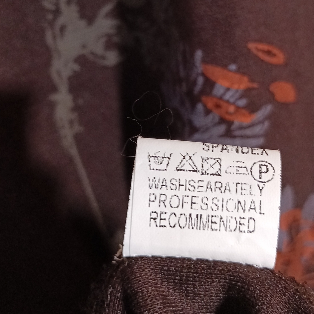 Kessley Mixed Media Tunnic Dress Lagenlook Art To Wear Size L - Picture 6 of 7